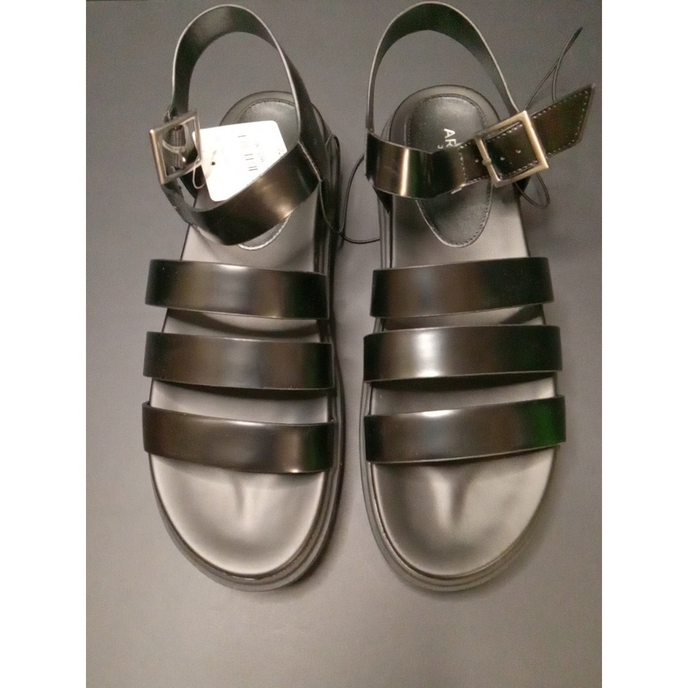 Arizona Jean Co. Augie Black Fisherman Sandals Platform Women's Size 11 Grunge